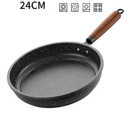 30cm Frying Pan Wok Pan Non-Stick Pan With Cover Household Kitchen Utensils Induction Gas Stove Universal Pot Steak Pancake Pan