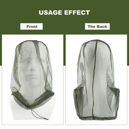 Ultra Large Mosquito Head Net | Premium Insect Face Protector for Outdoor Camping