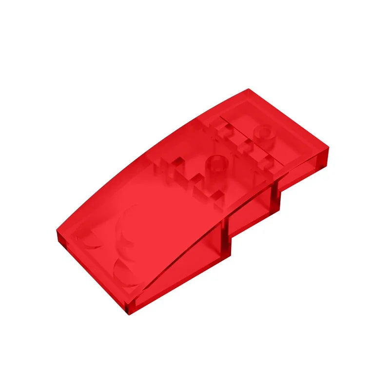 Slope, Curved 4 x 2 Building Block (Gobricks GDS-660) | Compatible with Lego 93606 Parts for DIY