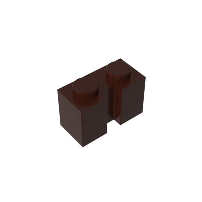 Gobricks GDS-798 Brick 1x2 with Groove | Compatible Building Block for DIY Sets