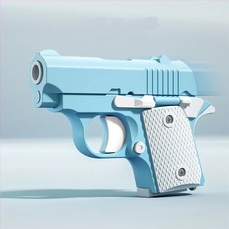 Stress Relief Pistol Toy | Plastic Mini Handheld Fidget Gun