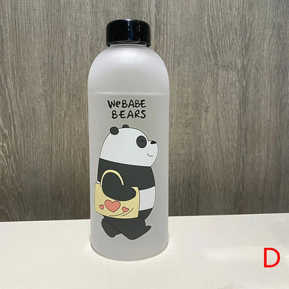1000ml Panda Water Bottle | Leak-Proof Reusable Drinkware