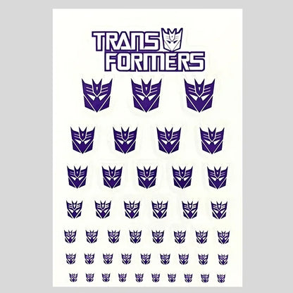 17 45Pcs/Sheet 3D Pressure Sign Stickers | Red Purple Children's Stationery Decals