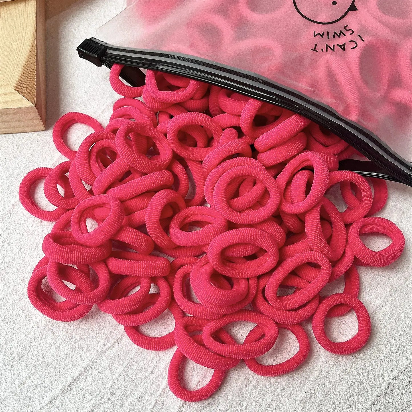 20/50-Pack Kids Elastic Hair Bands, Colorful Girls Scrunchies & Baby Hair Ties