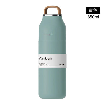500ml Double Wall Stainless Steel Insulated Thermos Cup | Portable Outdoor Sports Tumbler