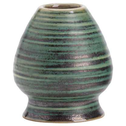 Japanese Kiln Change Spiral Matcha Tea Chasen Holder Stand Bowl Bamboo Whisk Grinder Teaware Tools Holder Tea Accessories Teaset