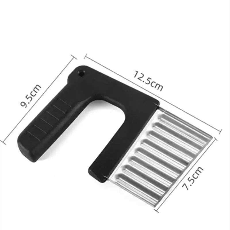 Stainless Steel Crinkle Wavy Potato & Vegetable Slicer French Fry Cutter
