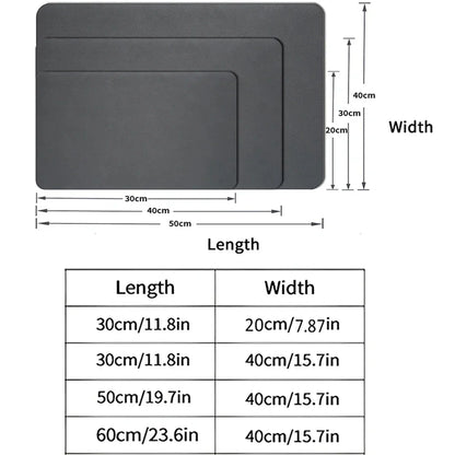 Classical Floral Diatomaceous Earth Coffee Machine Mat Kitchen Bar Absorbent Drainage Mat Washable Thermal Insulation Scald Mat