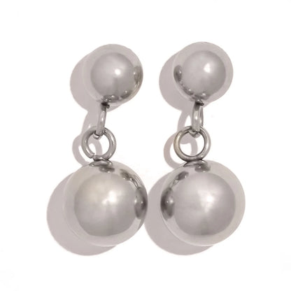 Minimalism Stainless Steel Round Bead Necklace | Handmade Chain Collar Jewelry for Women
