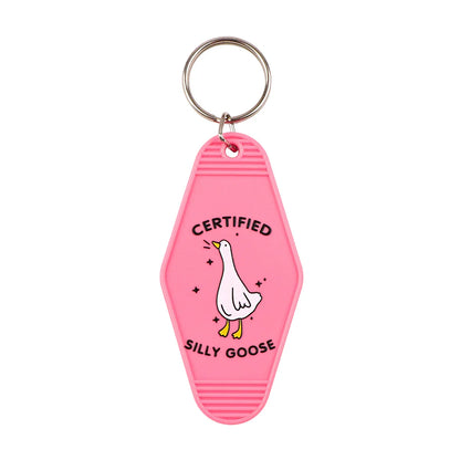 Plastic Key Chain for Keys | Pink Rhombic Key Tag Gift