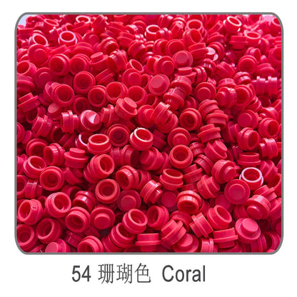 1000Pcs Tile 1x1 Round Building Blocks | 52 Color DIY Educational Creative Toy Set