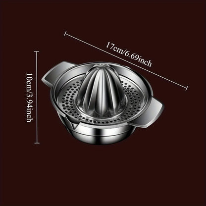 Stainless steel juicer, household manual juicer, lemon orange lemon squeezer, press type juicer, fruit juice homemade tool