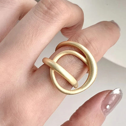 PANJBJ Real 925 Sterling Silver Retro Round Ring | Vintage Fine Jewelry for Women