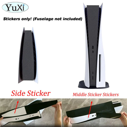 PS5 Middle Side Skin Sticker | Waterproof Decal Cover for PlayStation 5 Disc Console
