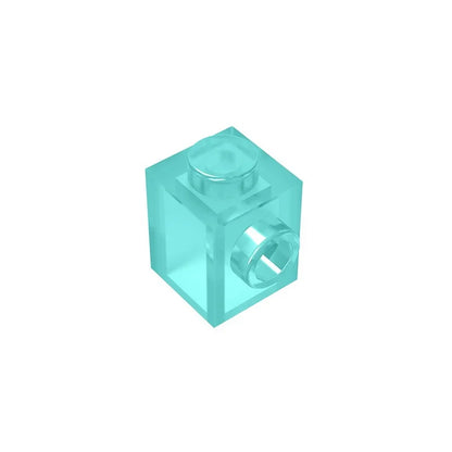 Gobricks GDS-635 BRICK 1X1 W. 1 KNOB | Single Side Bump Building Block Compatible with Lego 87087