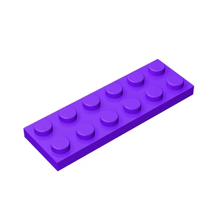 Plate 2 x 6 Building Block | Compatible Building Brick for DIY Creations