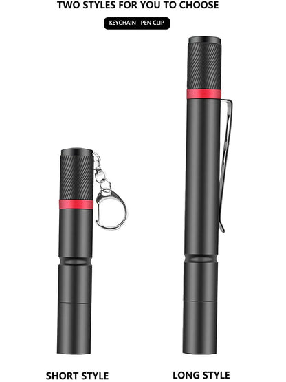 Powerful LED Keychain Flashlight | Waterproof Pocket Torch for Camping and Fishing