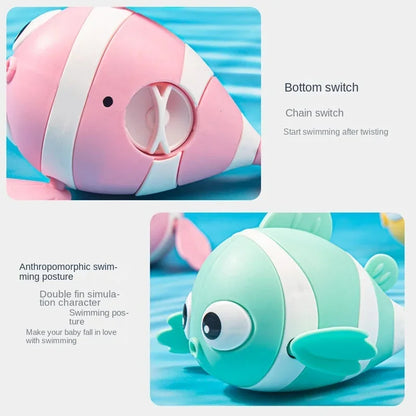 Wind Up Bath Toy Fish | Floating Swimming Toy for Toddlers