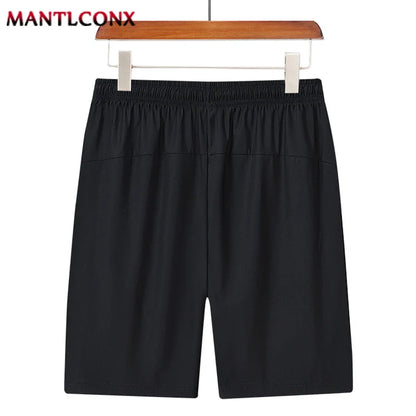 Men's Quick-Dry Gym & Running Shorts - Elastic Waist, Zipper Pockets, Breathable Workout Shorts (M-4XL)