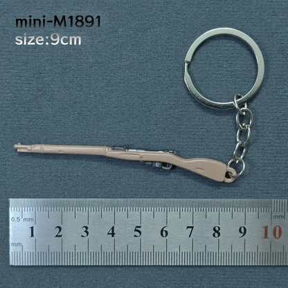 Mini Keychain Pendant 98k Alloy Gun Model | PUBG Battlefield Gift for Men