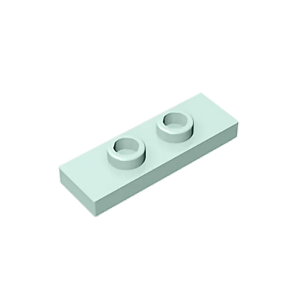 Gobricks GDS-1504 Plate, Modified 1 x 3 with 2 Studs (Double Jumper) | Compatible Building Block Piece