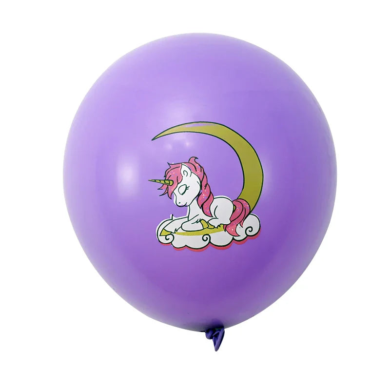 20pcs Pink Unicorn Latex Balloons | Unicorn Theme Birthday Party Decoration