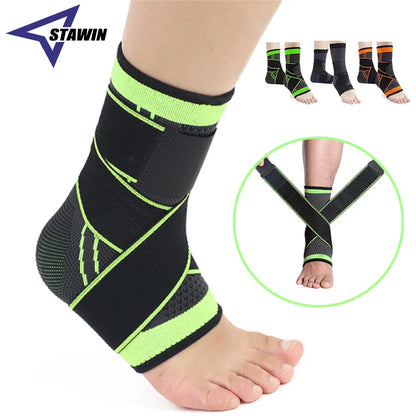 1 PC Sports Ankle Brace Compression Strap Sleeves Support Pressurized Elastic Bandage Foot Protective Gear Gym Fitness Accessory
