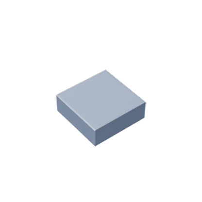 Gobricks GDS-613 Tile 1 x 1 | Compatible Building Block for DIY