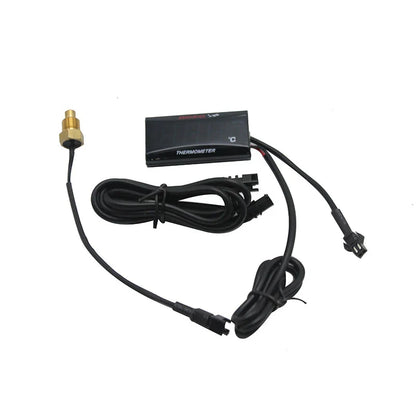 DC 12V Motorcycle Temperature Meter Motorcycle Water Temperature Digital Hygrometer Thermometer Sensor Meter Sensor Adapter