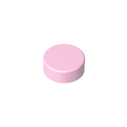 Gobricks GDS-612 Flat Tile 1x1 Round | Compatible Building Block