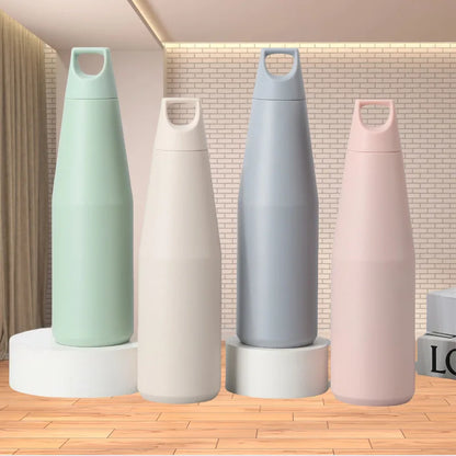 Steel Japanese Style Vacuum Thermos 580/1080ml | Double Wall Ice Cooler Sports Water Bottle