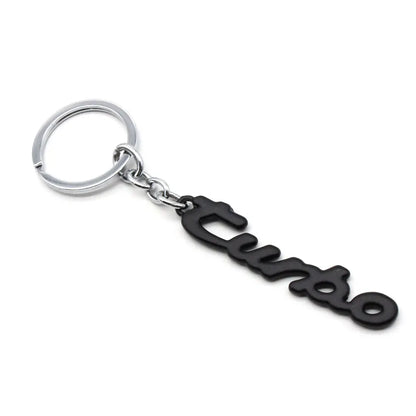 Metal Keychain for Car Keys | Turbo Style Gift for Men and Women