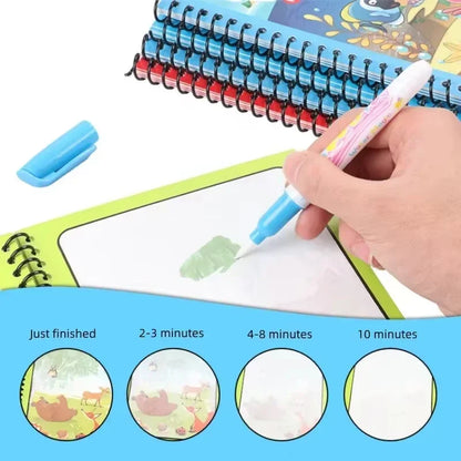 1pc Children's Reusable Water Drawing Book | Mess-Free Magic Coloring Pad