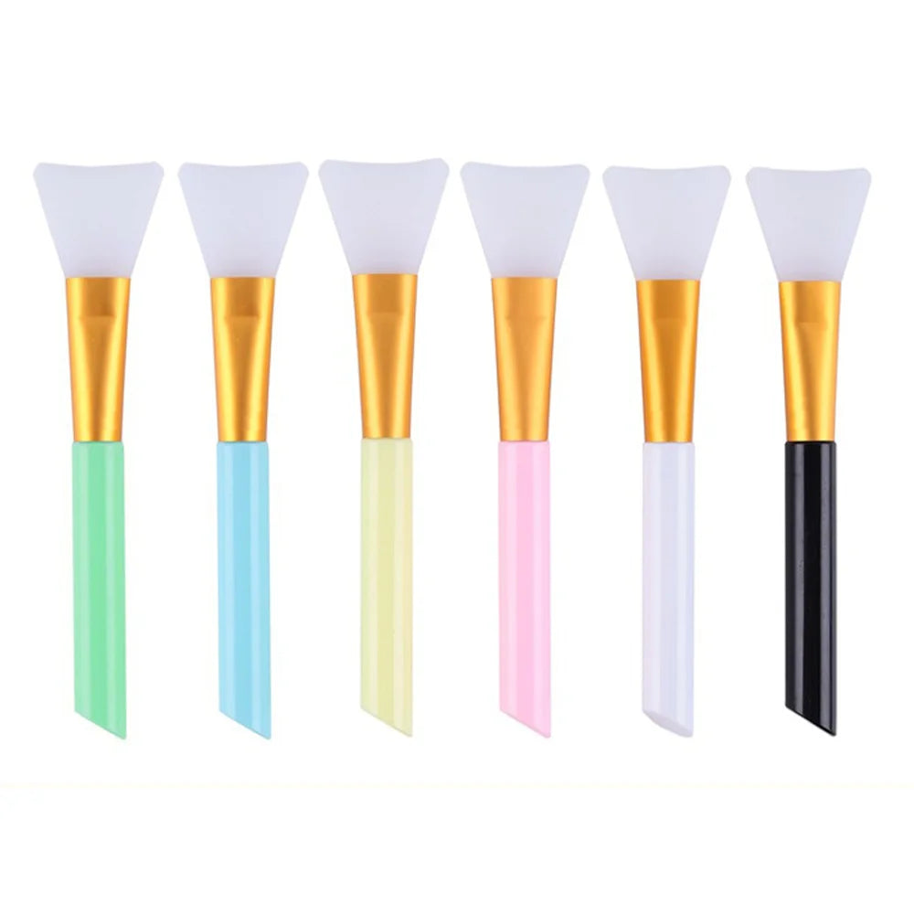 Silicone Facial Mask Brush Set | Mild and Soft Applicator for All Skin Types