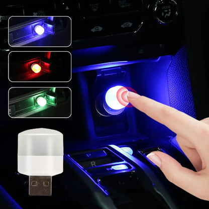 Car USB Atmosphere Light | LED Interior Touch Ambient Decoration