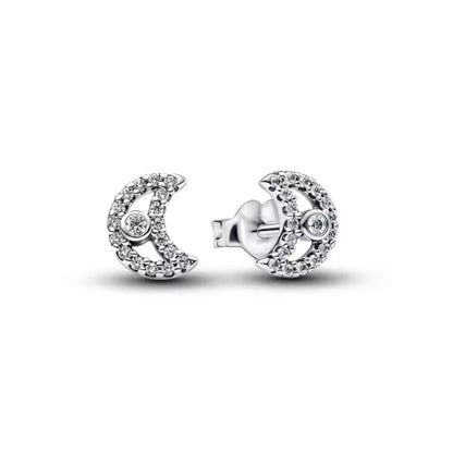 925 Silver Stud Earrings | Butterfly Snowflake Heart Moon Jewelry Gift
