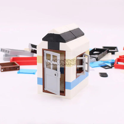 Marumine Window and Door Building Blocks | Compatible City House Parts Set