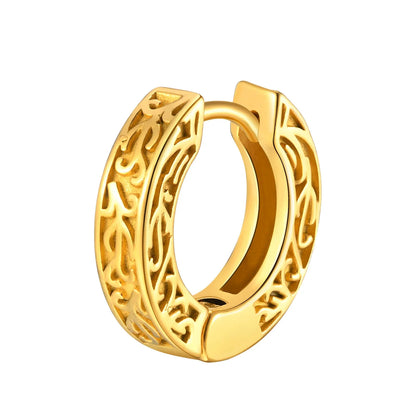 Stainless Steel Small Hoop Earrings for Men | Hypoallergenic Huggies