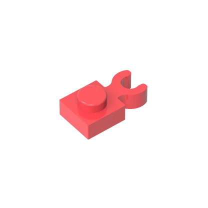 Gobrick GDS-814 PLATE 1X1 W. HOLDER | Building Block for DIY Creations