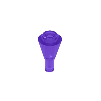 Gobricks GDS-1138 Cone 1 x 1 Inverted with Bar | Building Block for DIY Creations
