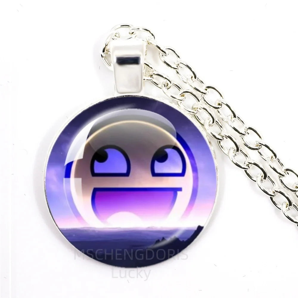 Funny Meme Cartoon Pendant Necklace | Unisex Fashion Jewelry Gift