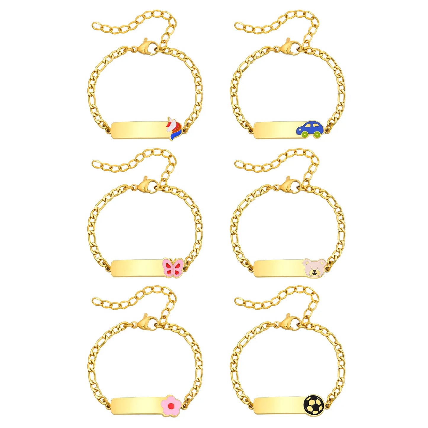 Custom Name Blessing Bracelet for Girls | Stainless Steel Personalized Gift