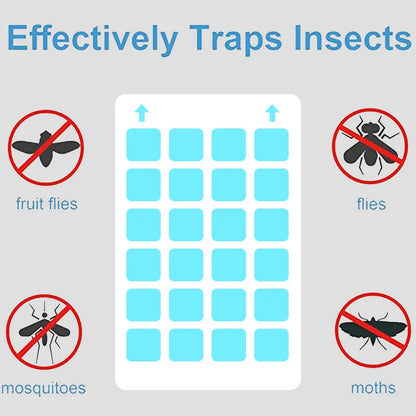 10 Pcs Sticky Mosquito Board Replacement Glue Cards | Mosquito Lamp Refill