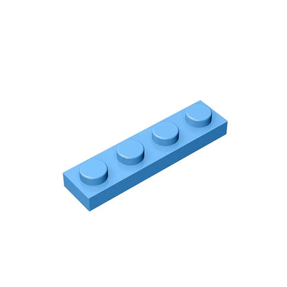 Gobricks GDS-504 Plate 1 x 4 | Compatible Building Block Pieces