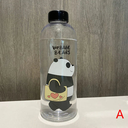 1000ml Panda Water Bottle | Leak-Proof Reusable Drinkware