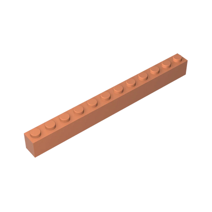 Gobricks GDS-538 Brick 1 x 12 | Compatible Building Block Pieces for DIY Construction