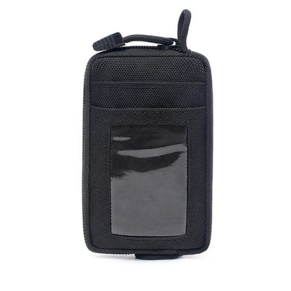 Waterproof Camping EDC Pouch | Tactical Key Purse Wallet with Card Slots and Zippers