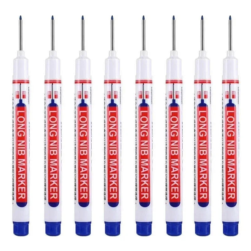 20mm Deep Hole Long Nib Markers Set | Multi-Purpose Perforating Pen for Metal, Wood, and Glass