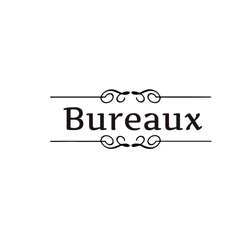French Bathroom Toilet Sign Vinyl Sticker Decal | WC Entrance Sign Door Decal for France Home
