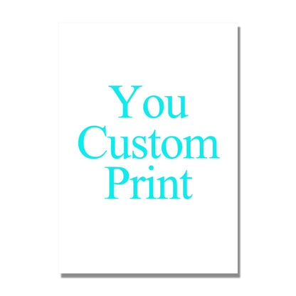 Custom Print Canvas Painting By Your Photo Canvas Poster Personal Gift Customize Figure Animal Pets Pictures Home Decor Prints
